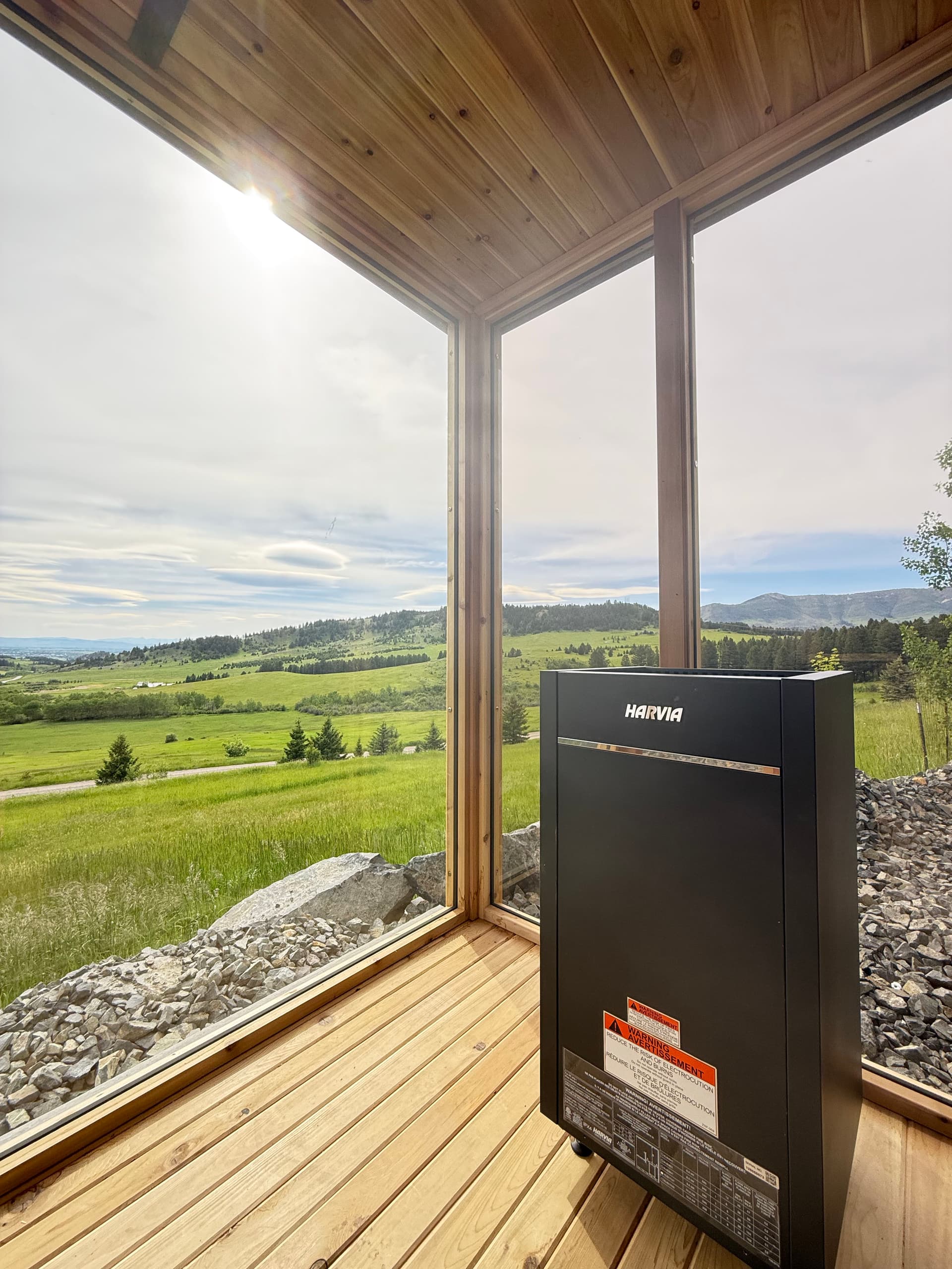 Gallery photos for Outdoor Sauna Electrical Setup with Sub Panel and Exterior Outlet: Image #1