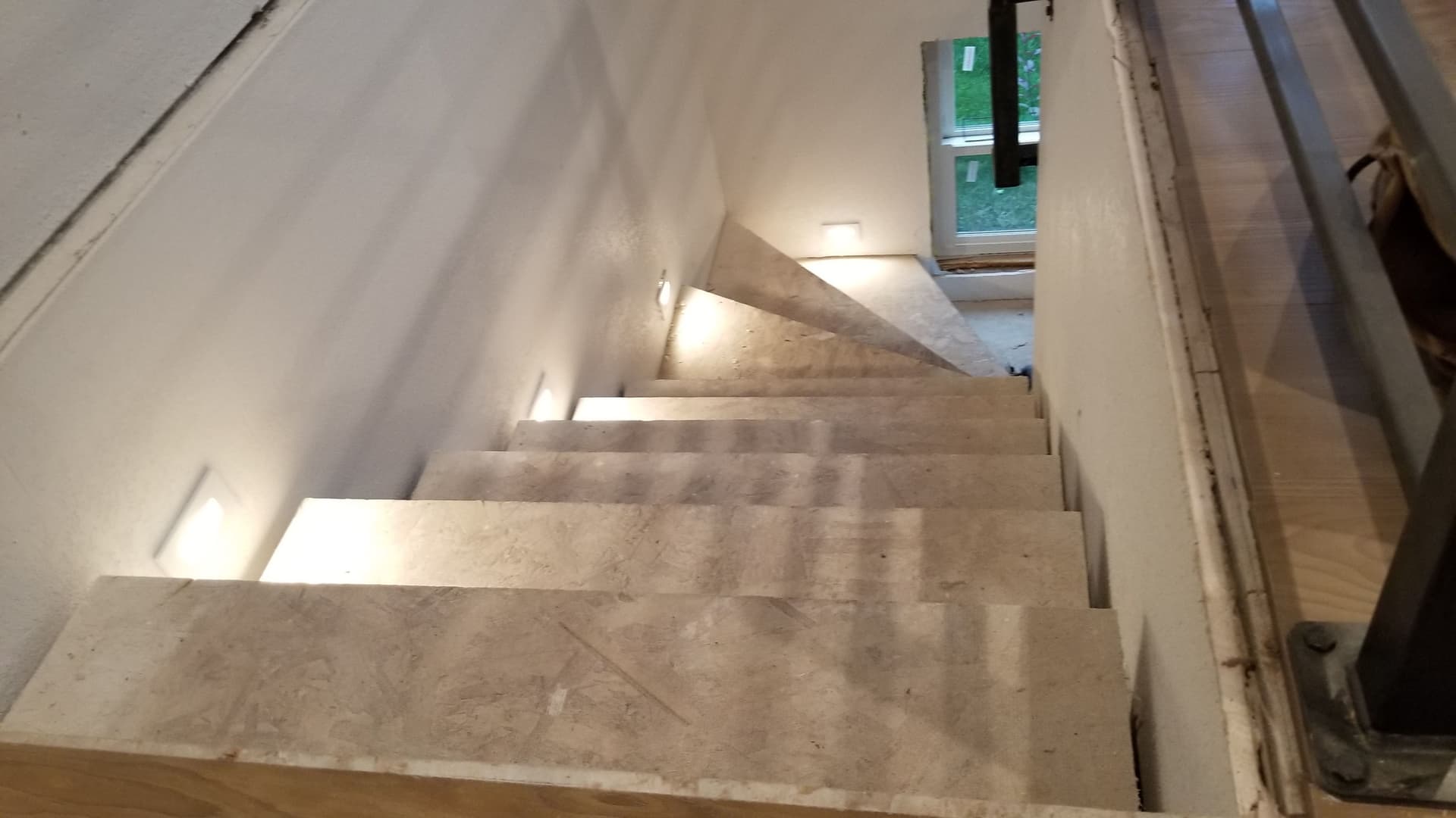 Gallery photos for LED Stair Tread Lighting Install in Bozeman: Image #1